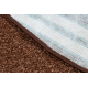 Carpet, round INDUS coper 82 plain, MELANGE