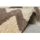 Carpet SAMPLE MICRO SHAGGY 171321 beige / brown 