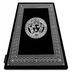 Alfombra lavable BAMBINO 47810 Arcoiris, puntos para niños antideslizante - blanco / rosado