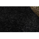 Kulatý koberec HAMPTON Chick rám, černý
