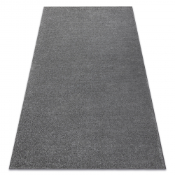 Carpet wall-to-wall INDUS grey 95 plain, MELANGE