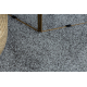 Teppich Teppichboden INDUS grau 95 eben, Melange
