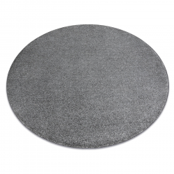 TAPIJT ROND INDUS grijs 95, glad, melange