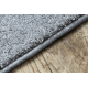 Fitted carpet INDUS silver 91 plain, MELANGE