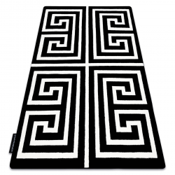 Alfombra lavable BAMBINO 9028 Ciudad, calles para niños antideslizante - verde / gris