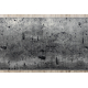 Csúszásgátló futó szőnyeg MARL Konkrét, gumi szürke 100 cm