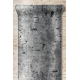 Csúszásgátló futó szőnyeg MARL Konkrét, gumi szürke 67 cm