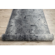 Csúszásgátló futó szőnyeg MARL Konkrét, gumi szürke 67 cm