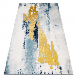 Alfombra lavable BAMBINO 2685 Animales, Bote para niños antideslizante - azul / marrón