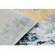 килим EMERALD ексклюзивний 1025 гламур стильний vintage синій / золото