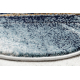 Exklusiv EMERALD Teppich A0087 glamour, stilvoll Kreise blau / gold
