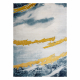 Tæppe EMERALD eksklusiv 1023 glamour, stilfuld abstraktion blå / guld