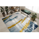 Exklusiv EMERALD Teppich 1023 glamour, stilvoll abstraktion blau / gold