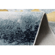 Kilimas EMERALD išskirtinis 1023 glamour, stilingas abstrakcijos mėlyna / auksas