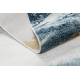 изключителен EMERALD килим 1023 блясък, абстракция син / злато
