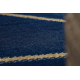 Paklājs EMERALD ekskluzīvs 1013 glamour, stilīgs ģeometriskas tumši zils / zelts