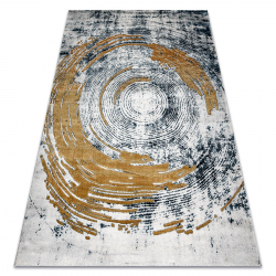 Alfombra lavable BAMBINO 41730 Coche, carrera para niños antideslizante - gris / azul