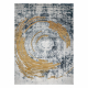 килим EMERALD ексклюзивний 1024 гламур стильний aбстракція синій / золото