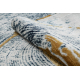килим EMERALD ексклюзивний 1024 гламур стильний aбстракція синій / золото