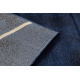 изключителен EMERALD килим 1022 блясък, геометричен тъмно синьо / злато