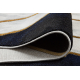 Koberec EMERALD výhradní 1015 glamour, stylový mramor, geometrický tmavě modrý / zlato