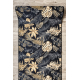 Runner anti-slip MONSTERA Leaves, gum gold 80 cm