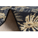Runner anti-slip MONSTERA Leaves, gum gold 80 cm