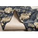 Runner anti-slip MONSTERA Leaves, gum gold 80 cm
