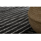 килим EMERALD ексклюзивний A0084 гламур стильний, Лінії, Геометричні білий / срібло 
