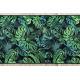 Пътеки противоплъзгаща основа MONSTERA листа, дъвка зелен 100 cm