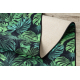 Pogumovaný běhoun MONSTERA Listy zelený 67 cm