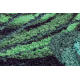 Csúszásgátló futó szőnyeg MONSTERA Levelek, gumi zöld 80 cm