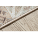 Csúszásgátló futó szőnyeg PATCHWORK vintage gumi bézs 100 cm