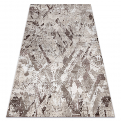 Килим прорезинений LOTUS OASIS 43570 Boho бежевий миється 100cm
