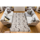 Dywan BALANCE 0194 taupe - Geometryczny, strukturalny, glamour 