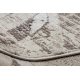 Dywan BALANCE 0194 taupe - Geometryczny, strukturalny, glamour 