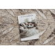 Dywan BALANCE 0194 taupe - Geometryczny, strukturalny, glamour 