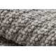 Dywan BALANCE 1921 taupe - Geometryczny, strukturalny, glamour 
