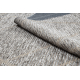 Dywan BALANCE 9086 taupe - Geometryczny, strukturalny, glamour 