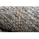 Dywan BALANCE 9086 taupe - Geometryczny, strukturalny, glamour 