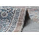 Carpet SAMPLE Century M101A Ornament vintage - terracotta / blue