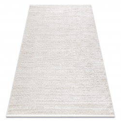Tapis CASABLANCA LOOP cercle marron, bouclé, doux
