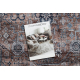 Matto SAMPLE Fresco M298A Ornamentti vintage - sininen / terrakotta