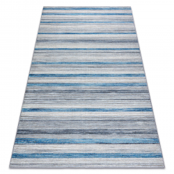 DISTIN 0828A pink / powder / white modern carpet, runner - Abstraction, vintage, fringes