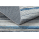 Tapis SAMPLE Eclat N519A rayures gris / bleu