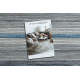 Tapis SAMPLE Eclat N519A rayures gris / bleu