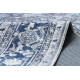 Tapete SAMPLE Georgia N168D Ornamento azul / cinzento
