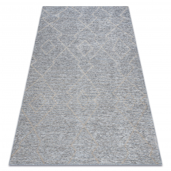 ORGANIC 1835 sisal carpet Geometric ecru / grey – natural, modern irregular shape