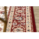 Teppich Wolle NAIN Ornament, Rahmen 0001/00001 beige / rotwein