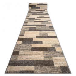 ORGANIC 2131 sisal carpet Geometric ecru / grey – natural, modern irregular shape